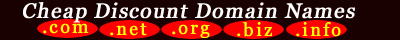 Cheap Discount Domain Names